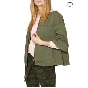 SANCTUARY jacket scout olive green size M